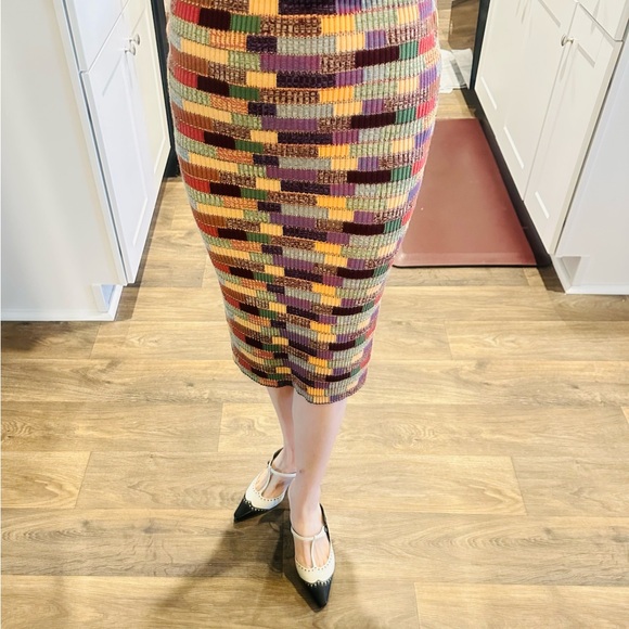 Chanel Multicolor Knit Maxi Dress - Picture 10 of 11